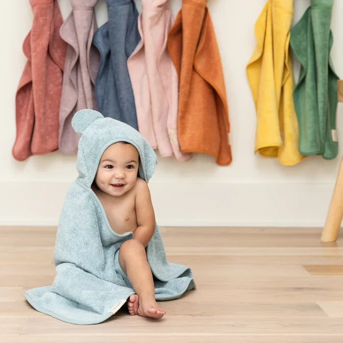 Bella Tunno - Hooded Towel + Wash Mitt - Fog