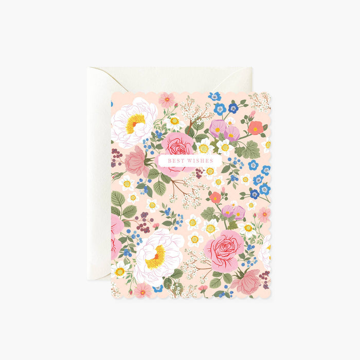 Best Wishes Greeting Card - Botanica Paper Co.
