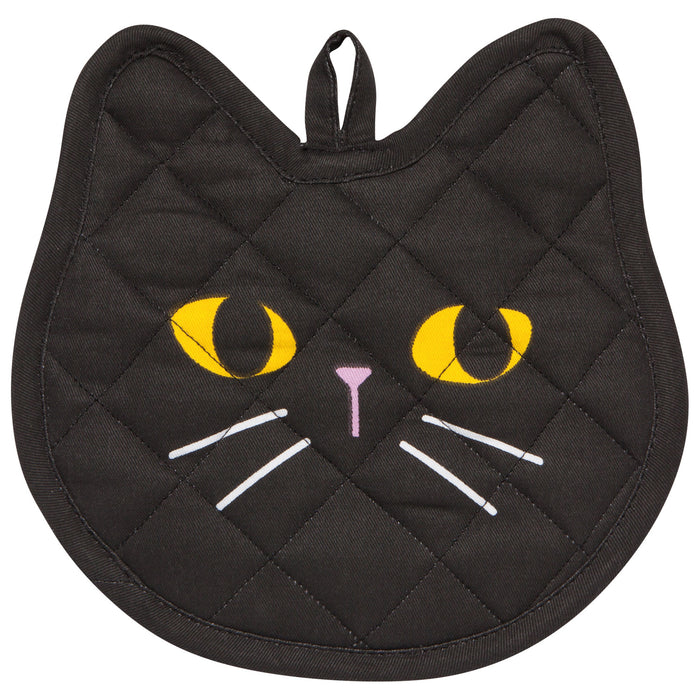 Black Cat Shaped Pot Holder