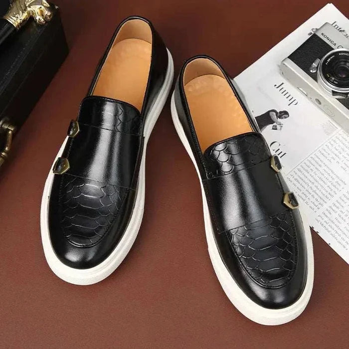 Blacky elegant loafers - AntoniosClothing - Black