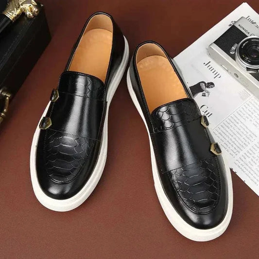 Blacky elegant loafers - AntoniosClothing - Black