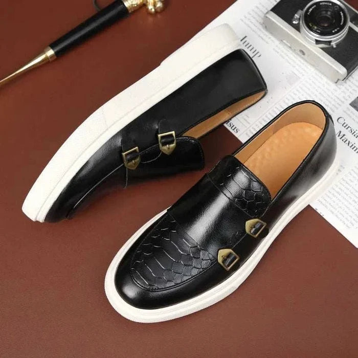 Blacky elegant loafers - AntoniosClothing - Black