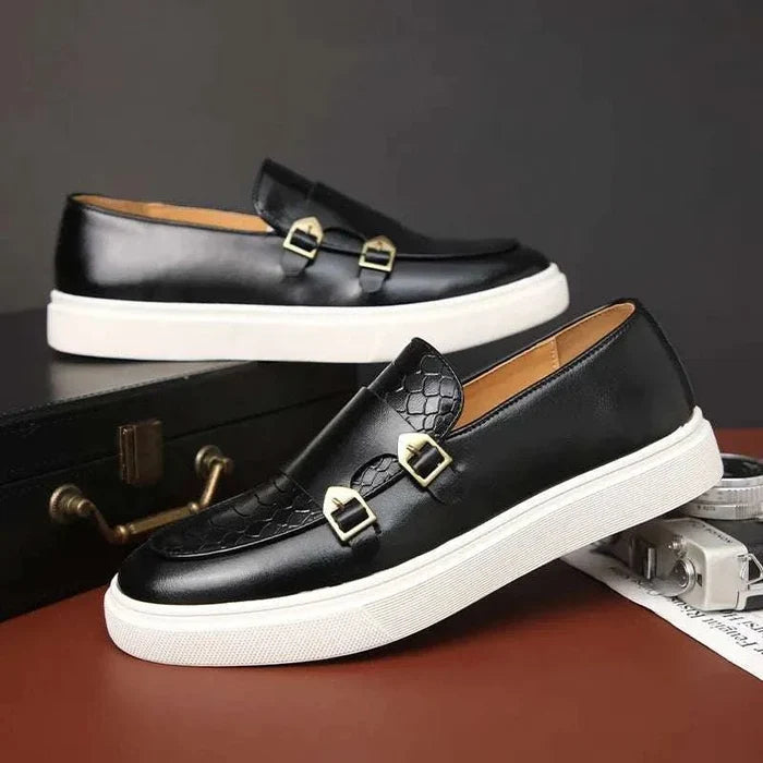 Blacky elegant loafers - AntoniosClothing - Black