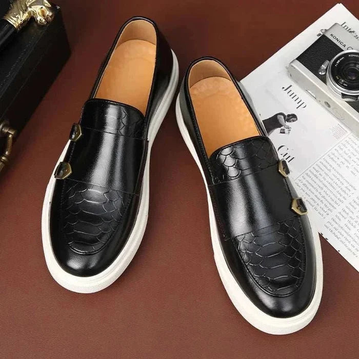 Blacky elegant loafers - AntoniosClothing - Black
