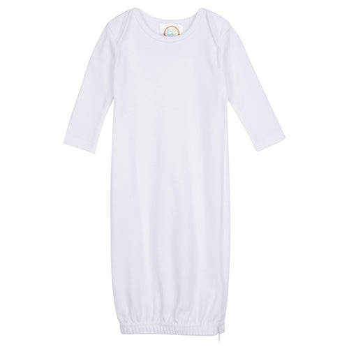Blank Baby Gown - White