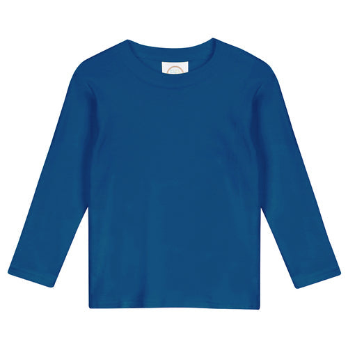 Blank Long Sleeve T-Shirt - Navy