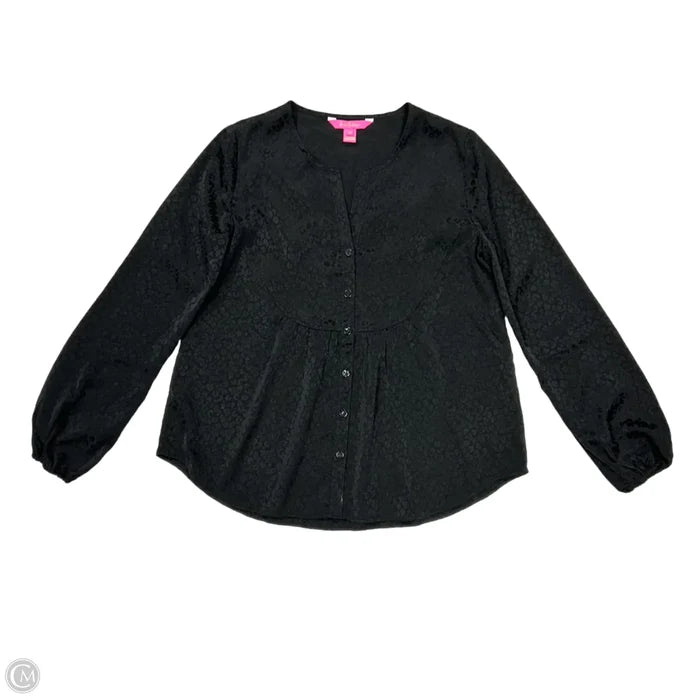 Blouse Designer By Lilly Pulitzer In Black, Size: Xs