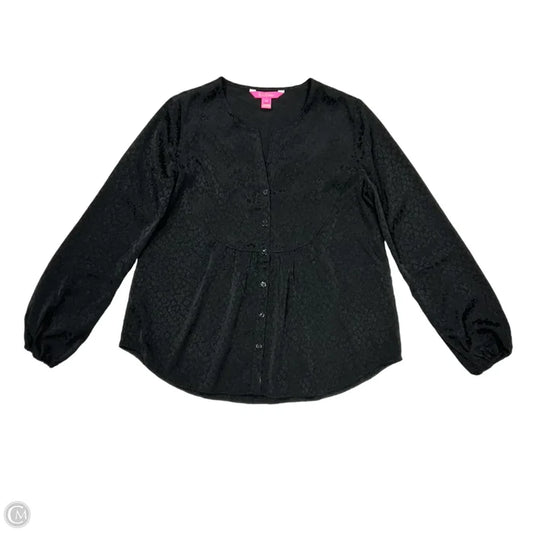 Blouse Designer By Lilly Pulitzer In Black, Size: Xs