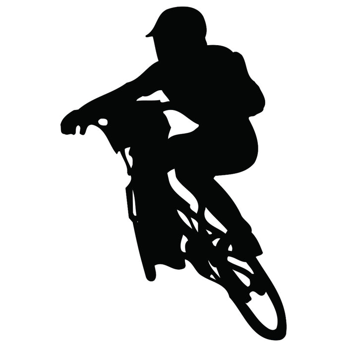BMX Silhouette Turndown Wall Decal Printed