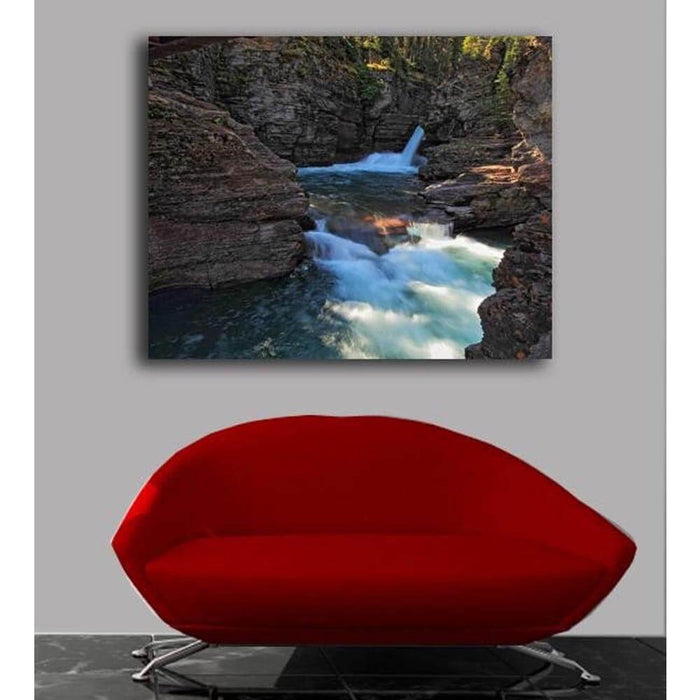 Saint Mary's Falls Canvas Print Installed | Wallhogs