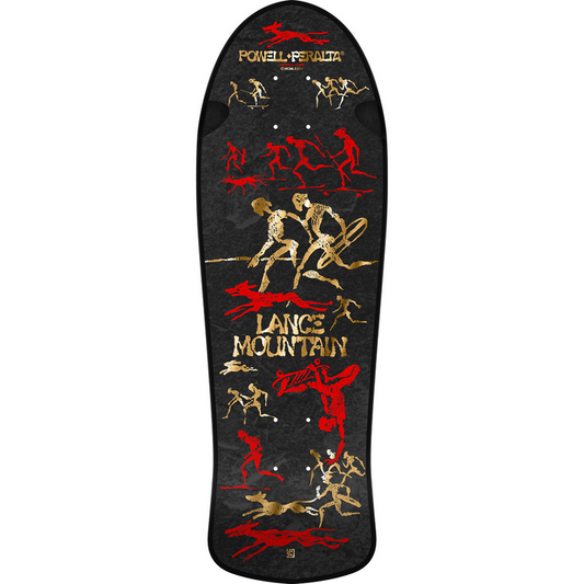 BONES BRIGADE SERIES 16 LANCE MOUNTAIN DECK BLACK/GOLD FOIL