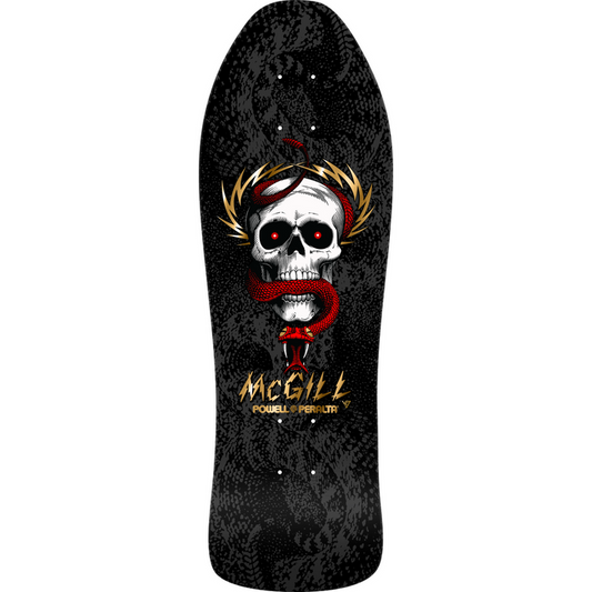 BONES BRIGADE SERIES 16 Mike McGill DECK  BLACK/ GOLD FOIL