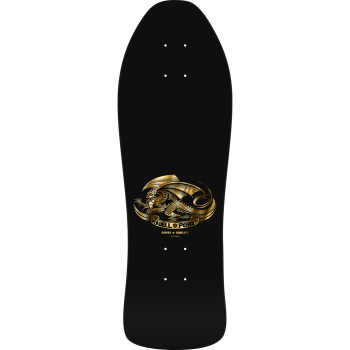 BONES BRIGADE SERIES 16 Mike McGill DECK  BLACK/ GOLD FOIL