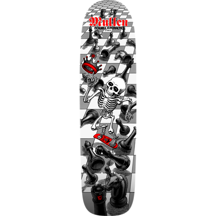 Bones Brigade Series 17 Rodney Mullen Reissue Skateboard Deck - White
