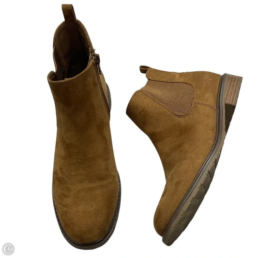 Boots Ankle Flats By Sonoma In Tan, Size: 8