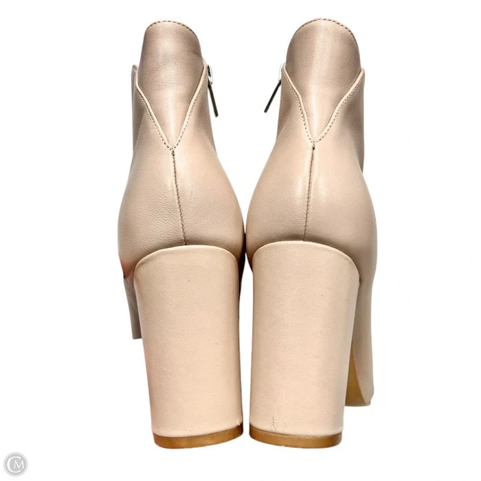 Boots Ankle Heels By Marc Fisher In Light Pink, Size: 9.5