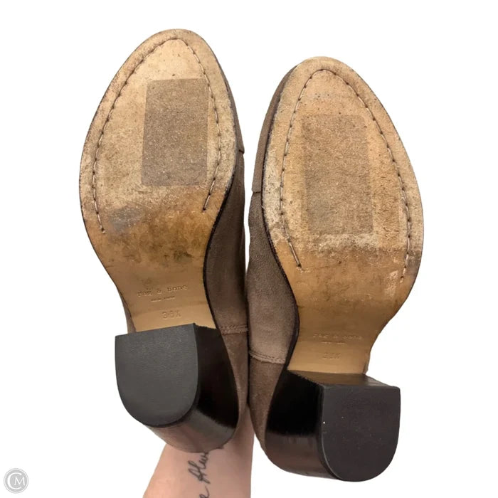 Boots Ankle Heels By Rag And Bone In Taupe, Size: 6