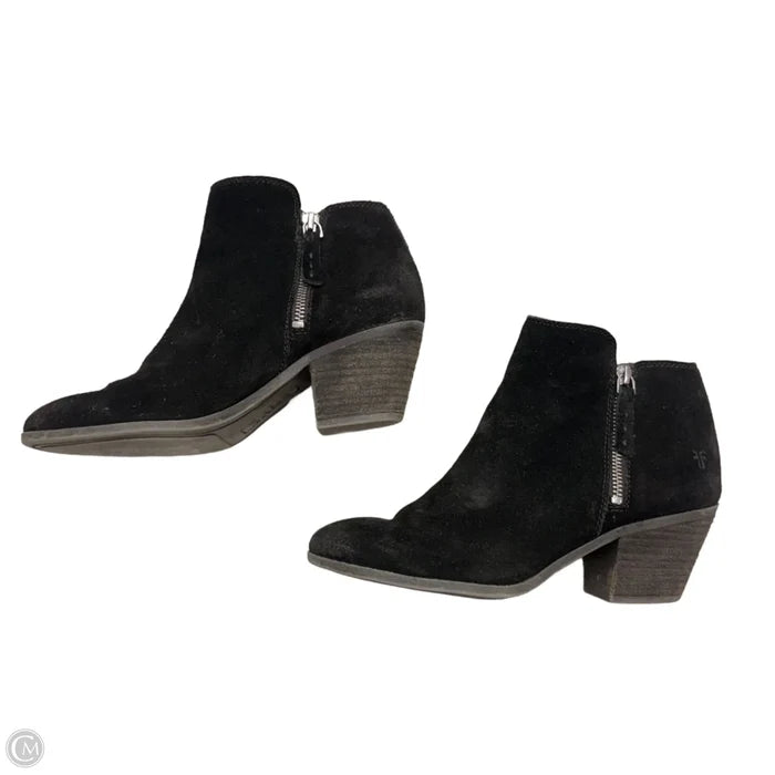 Boots Designer By Frye In Black, Size: 7