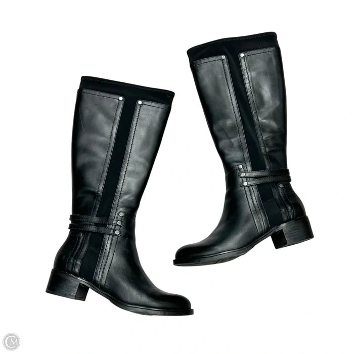 Boots Knee Flats By Franco Sarto In Black, Size: 5.5
