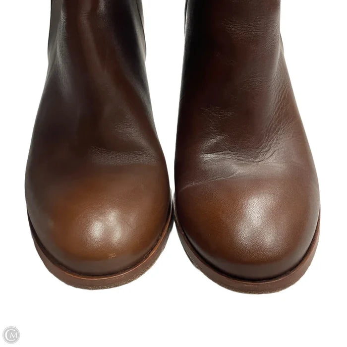 Boots Knee Heels By Barneys Ny In Brown, Size: 8
