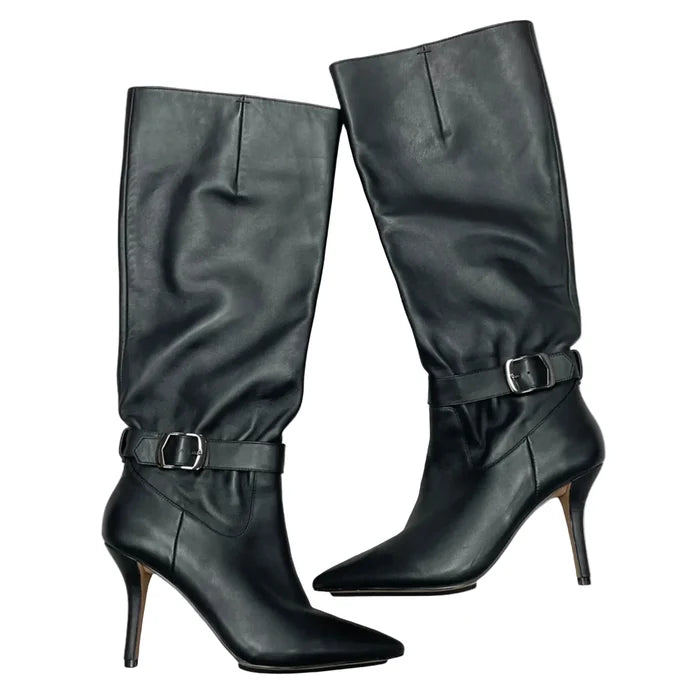 Boots Knee Heels By Vince Camuto In Black, Size: 9
