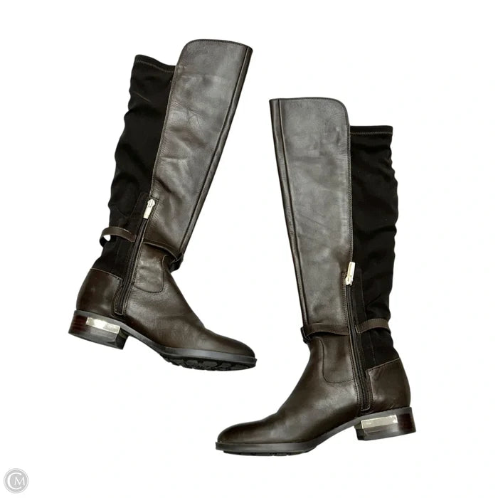 Boots Leather By Vince Camuto In Brown, Size: 6.5