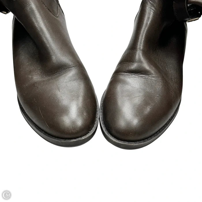 Boots Leather By Vince Camuto In Brown, Size: 6.5