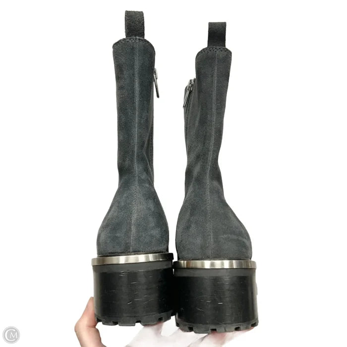 Boots Mid-calf Heels By Vince Camuto In Grey, Size: 7.5