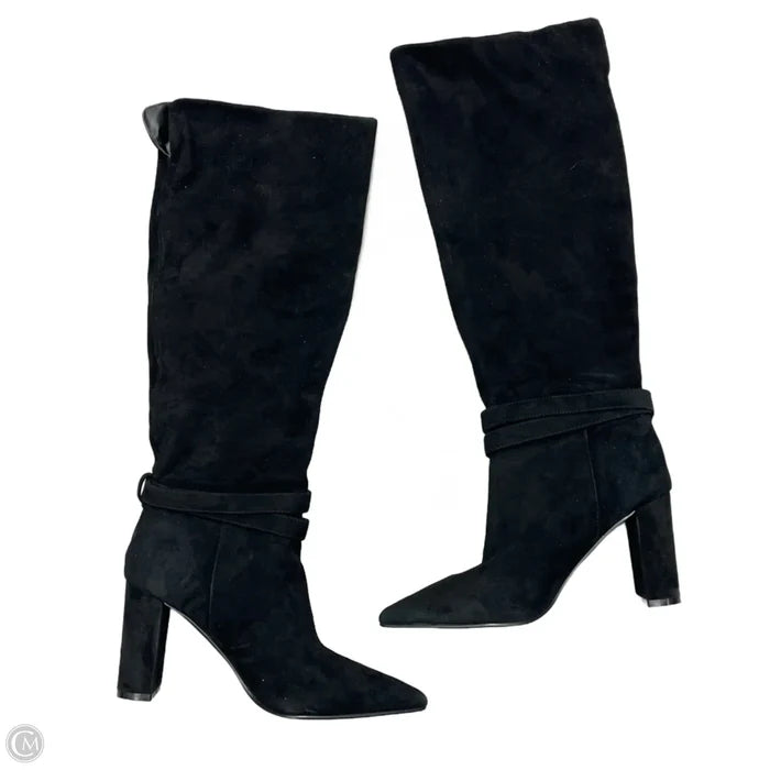 Boots Over-the-knee Heels By Steve Madden In Black, Size: 8