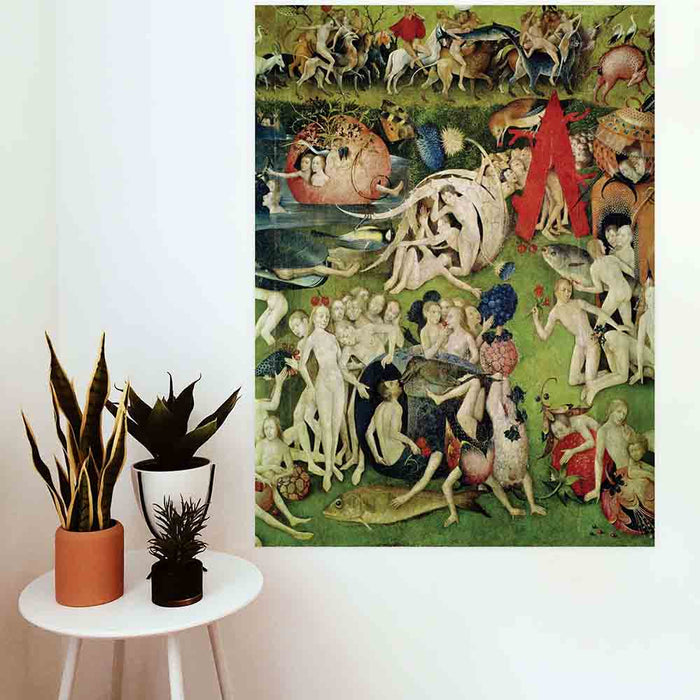 44x60 Garden of Earthly Delights Decal Installed on Wall