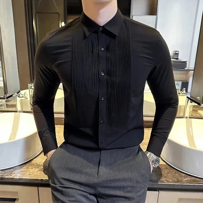 BOSSES business shirt - AntoniosClothing - black