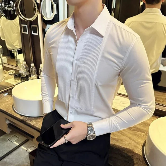 BOSSES business shirt - AntoniosClothing - black
