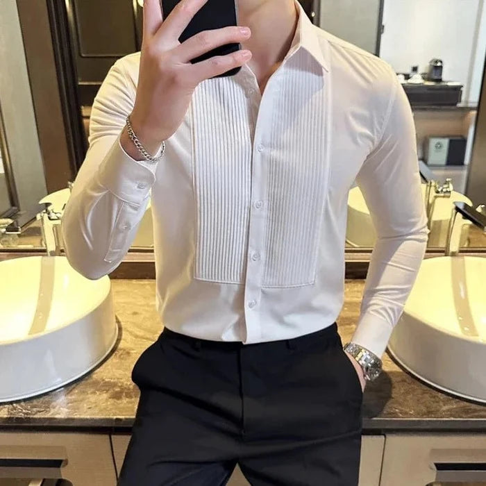 BOSSES business shirt - AntoniosClothing - black