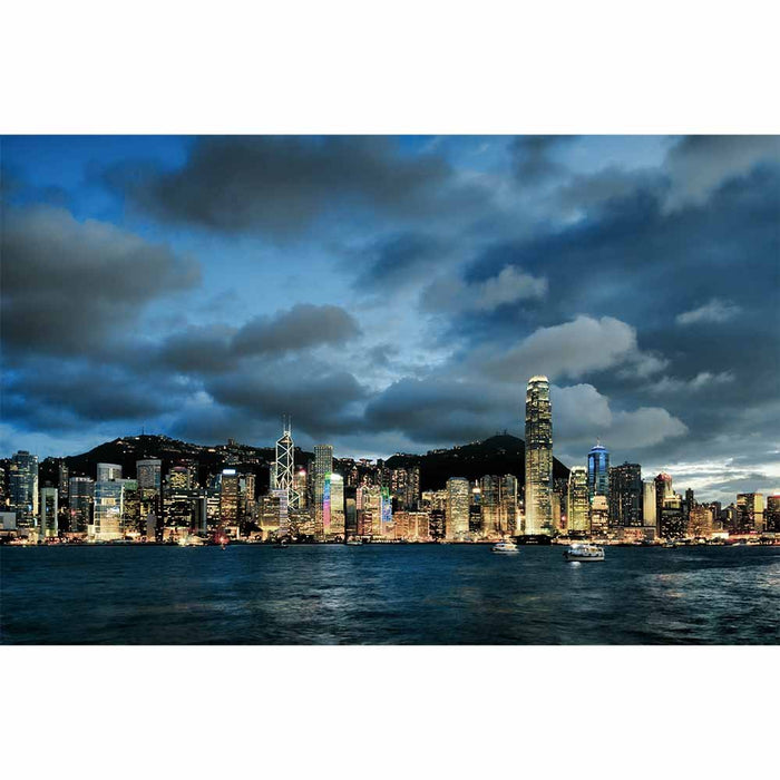 Hong Kong Dusk Gloss Poster Printed | Wallhogs