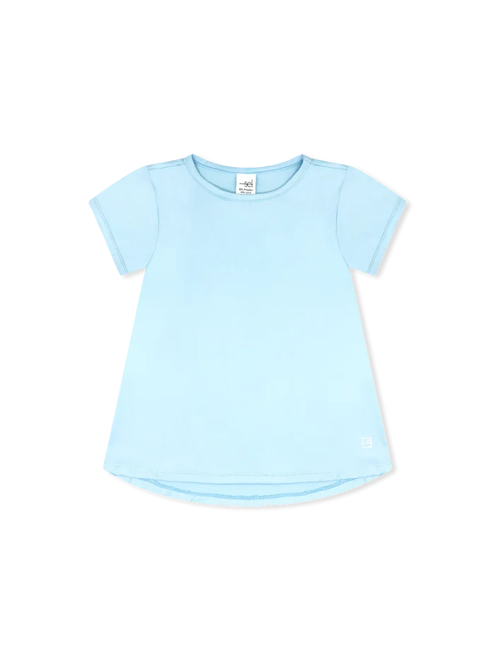 Bridget Basic Top - Cotton Candy Blue