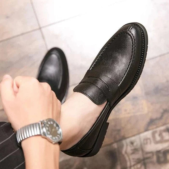 British casual loafers - AntoniosClothing - Dark grey