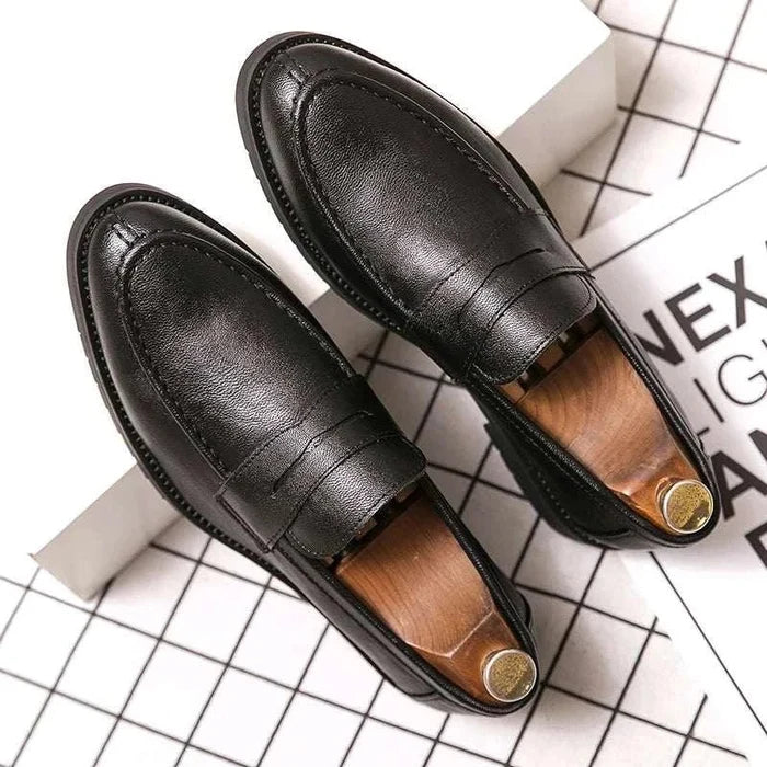 British casual loafers - AntoniosClothing - Dark grey