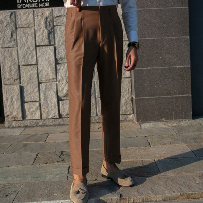 British Gentleman Trousers - AntoniosClothing - Blue