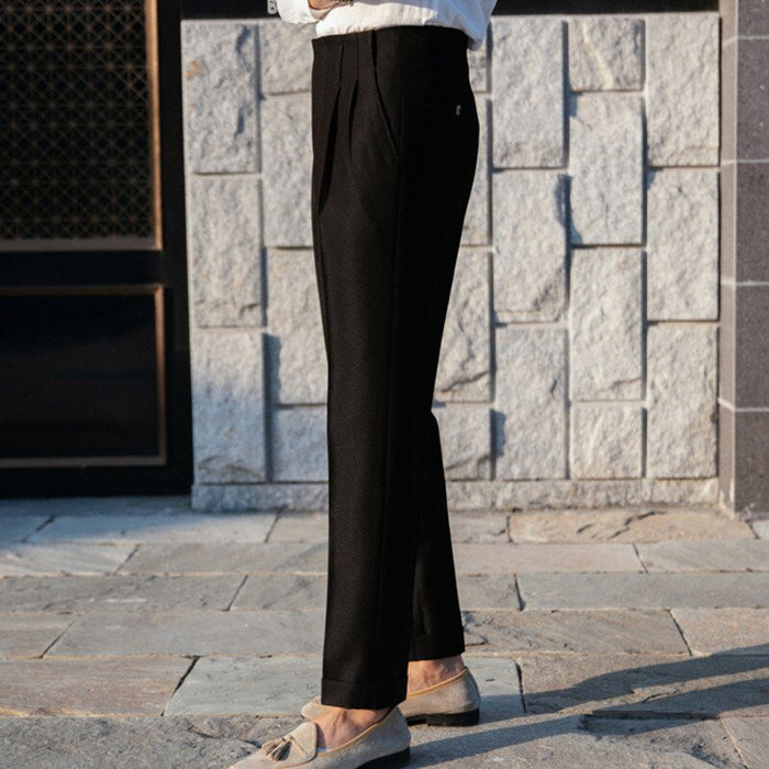 British Gentleman Trousers - AntoniosClothing - Blue