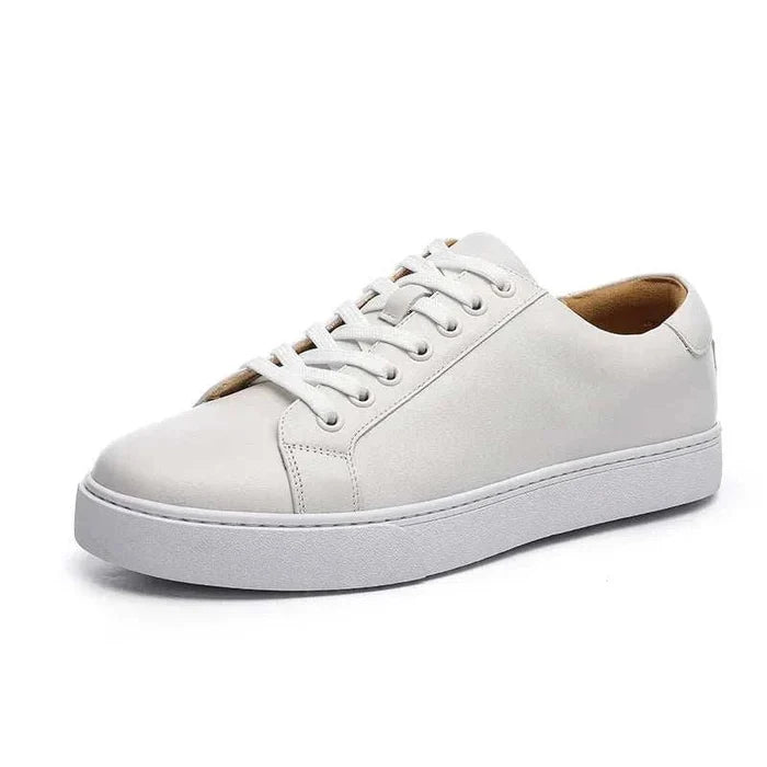 British genuine leather shoes - AntoniosClothing - Brown