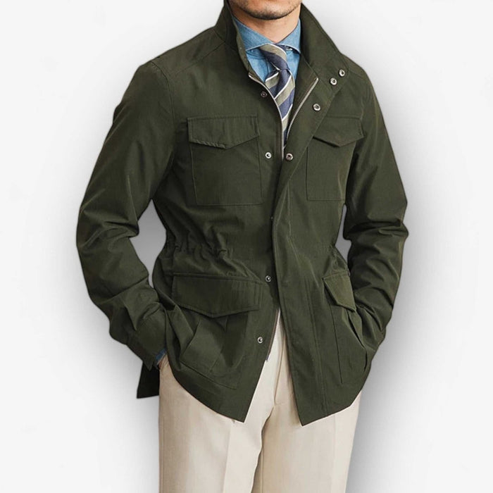 British old money jacket - AntoniosClothing - Army green