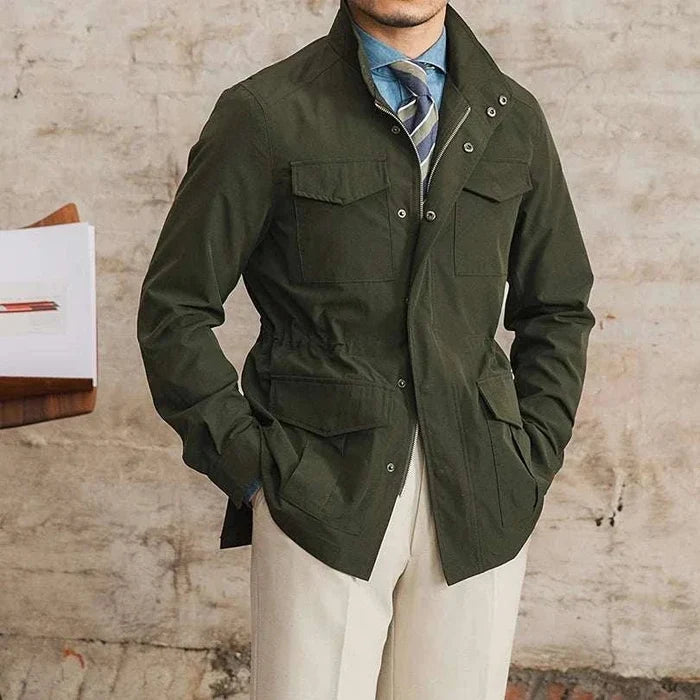 British old money jacket - AntoniosClothing - Army green