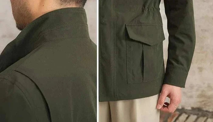 British old money jacket - AntoniosClothing - Army green