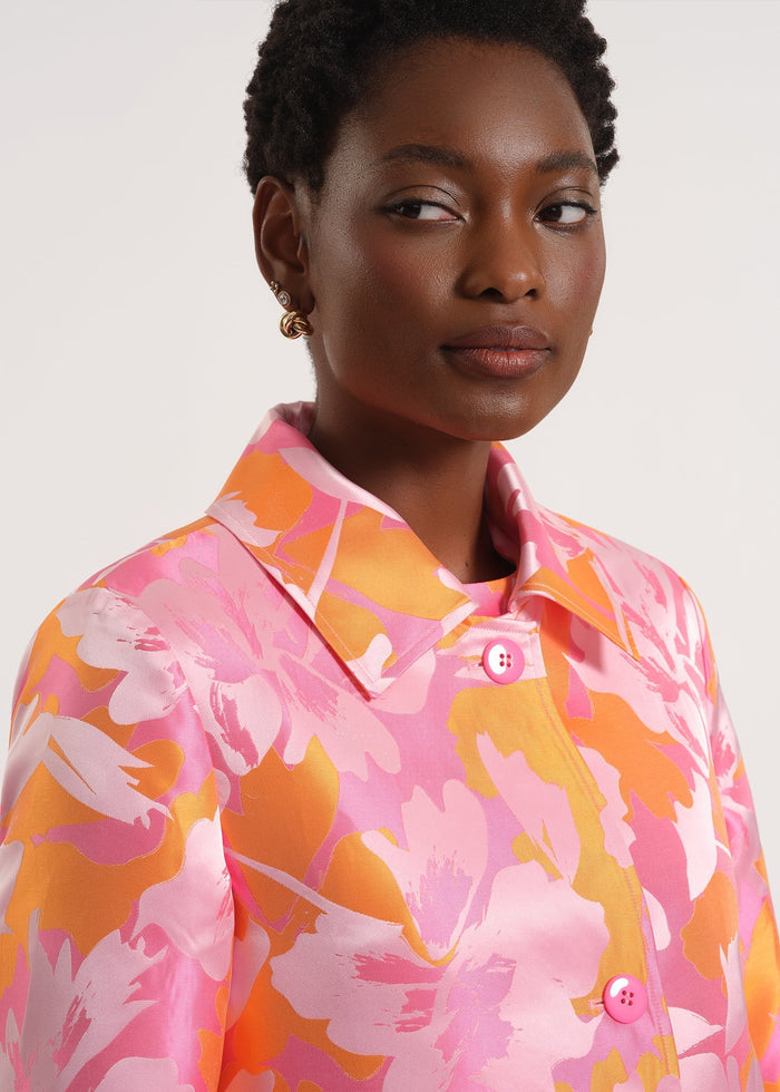 Brocade Jacket with Tailored Fit