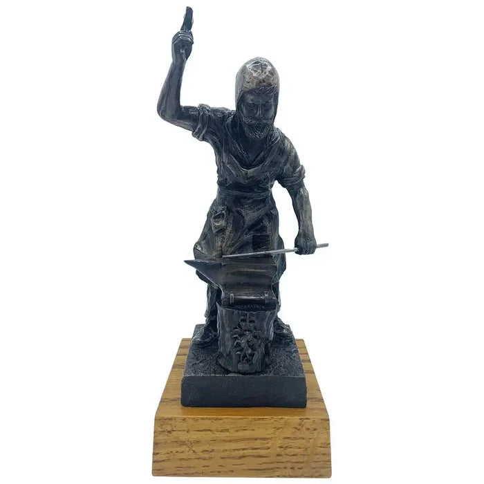 Bronze Resin St Eligius Blacksmith Statue - John Bull Clothing  from  John Bull Clothing