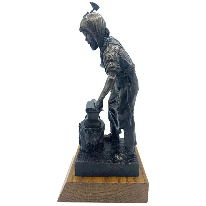 Bronze Resin St Eligius Blacksmith Statue - John Bull Clothing  from  John Bull Clothing