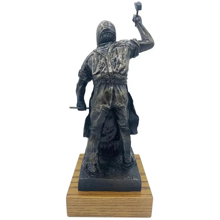 Bronze Resin St Eligius Blacksmith Statue - John Bull Clothing  from  John Bull Clothing