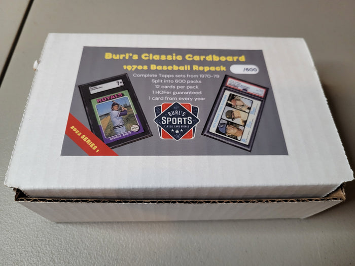 Burl's Classic Cardboard ~ 1970s Topps Baseball Set Break Repack