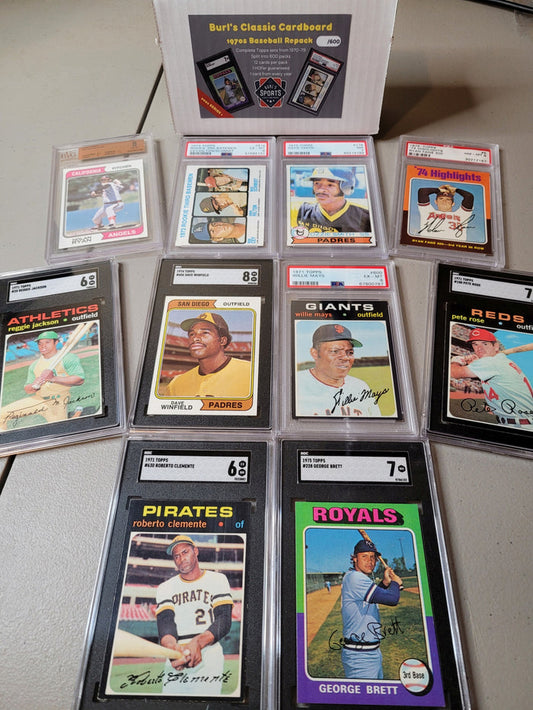 Burl's Classic Cardboard ~ Live Rip ~ LIMIT REMOVED ~ 1970s Topps Baseball Set Break Repack