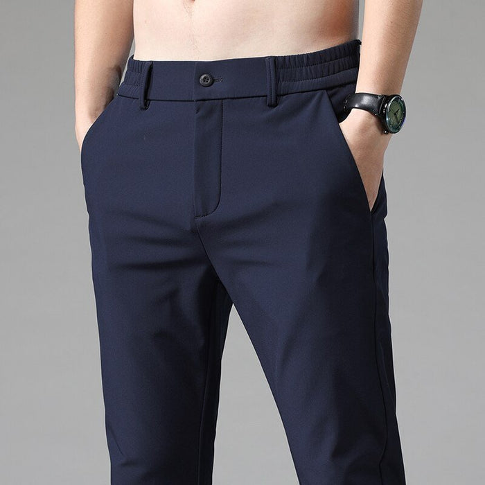 Business Casual Pants Stretch Fit - AntoniosClothing - Gray
